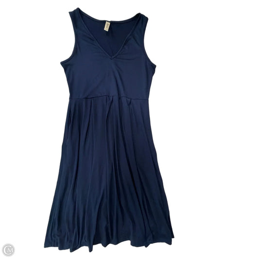 Dress Casual Midi By Cme In Navy, Size: M