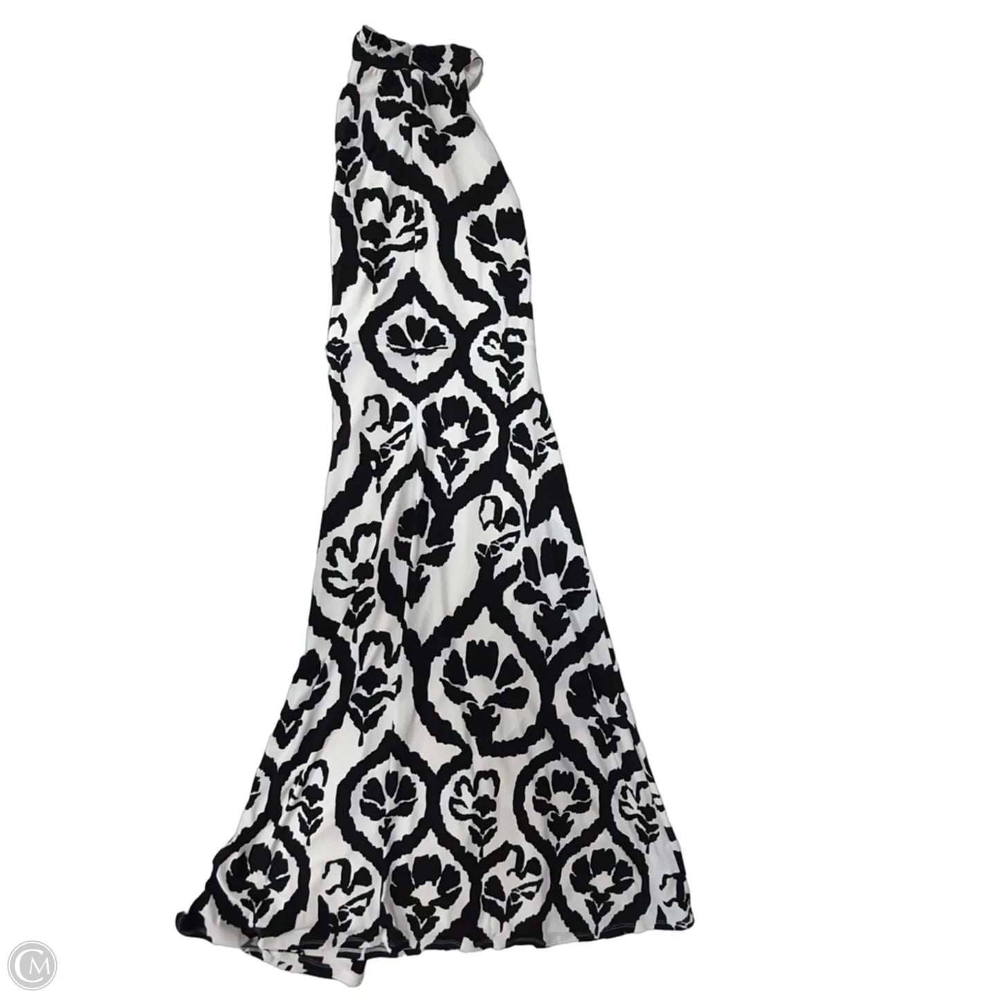 Dress Casual Midi By White House Black Market In Black & White, Size: S