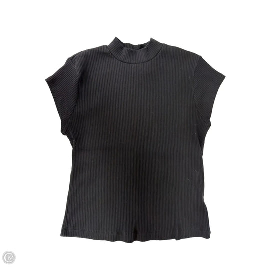 Top Short Sleeve By Old Navy In Black, Size: L