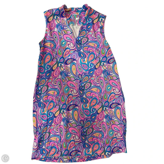 Dress Casual Midi By Clothes Mentor In Multi-colored, Size: L