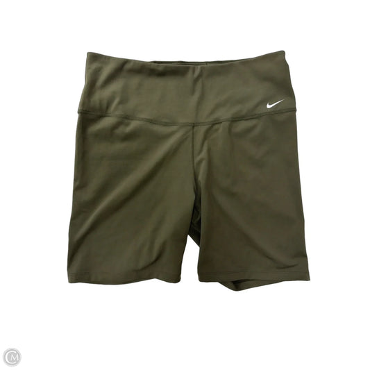 Athletic Shorts By Nike Apparel In Green, Size: Xl