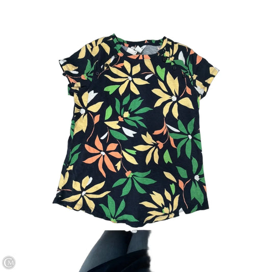 Top Short Sleeve By Liz Claiborne In Multi-colored, Size: S