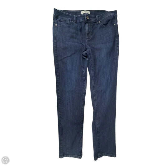 Jeans Straight By J. Jill In Blue Denim, Size: 8