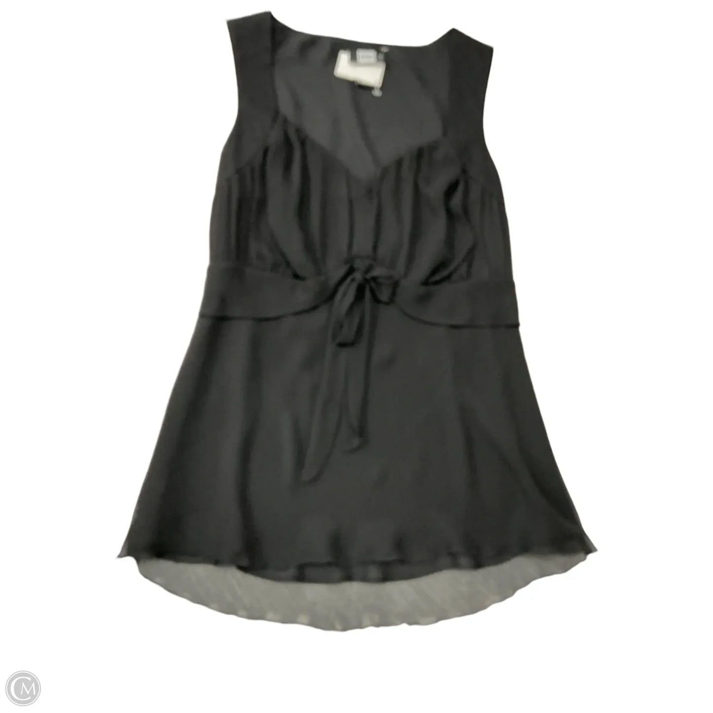 Top Sleeveless By Studio 1940 In Black, Size: Xl