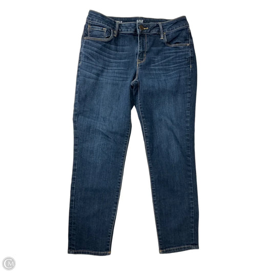 Jeans Skinny By Ana In Blue Denim, Size: 10p