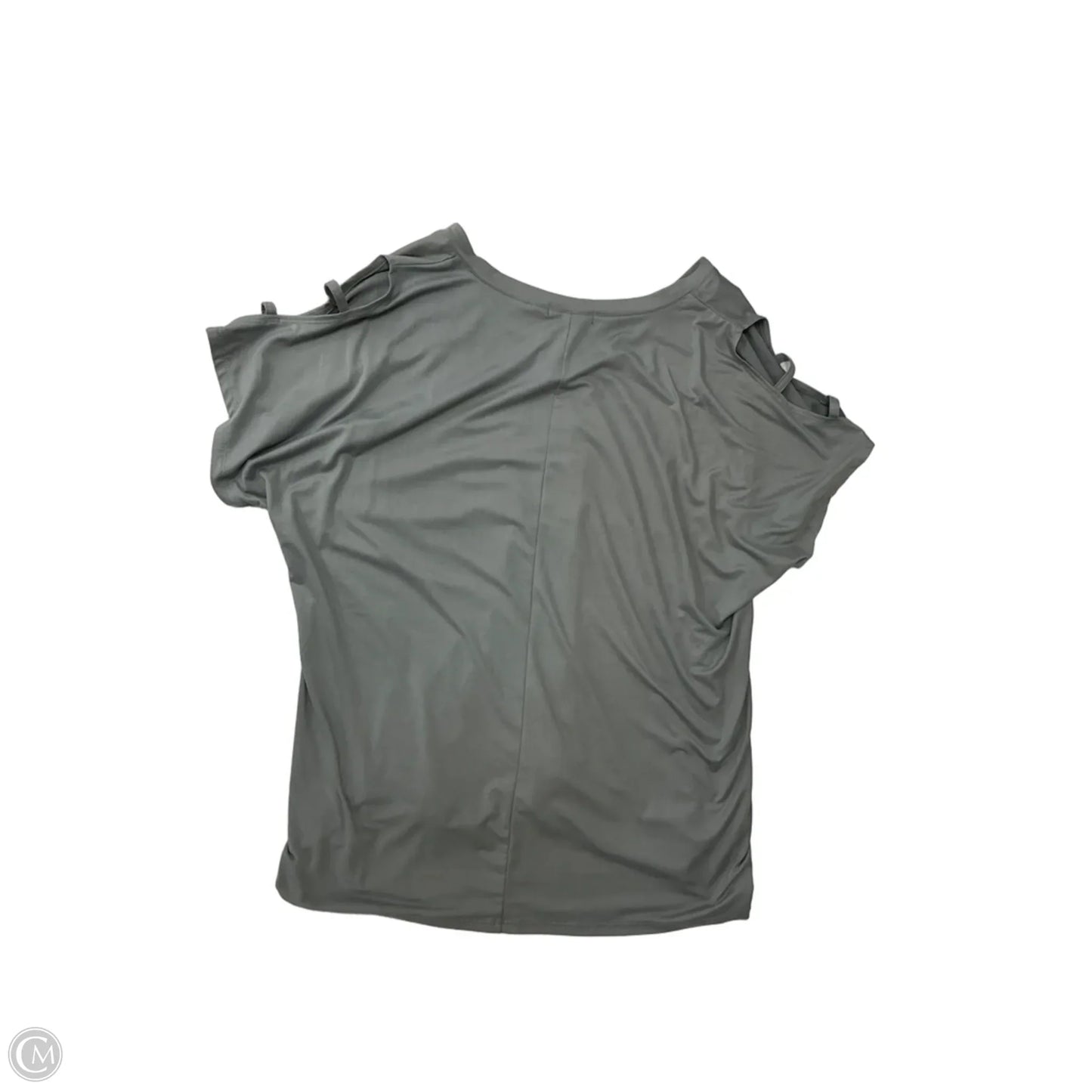 Top Short Sleeve By Clothes Mentor In Grey, Size: 2x