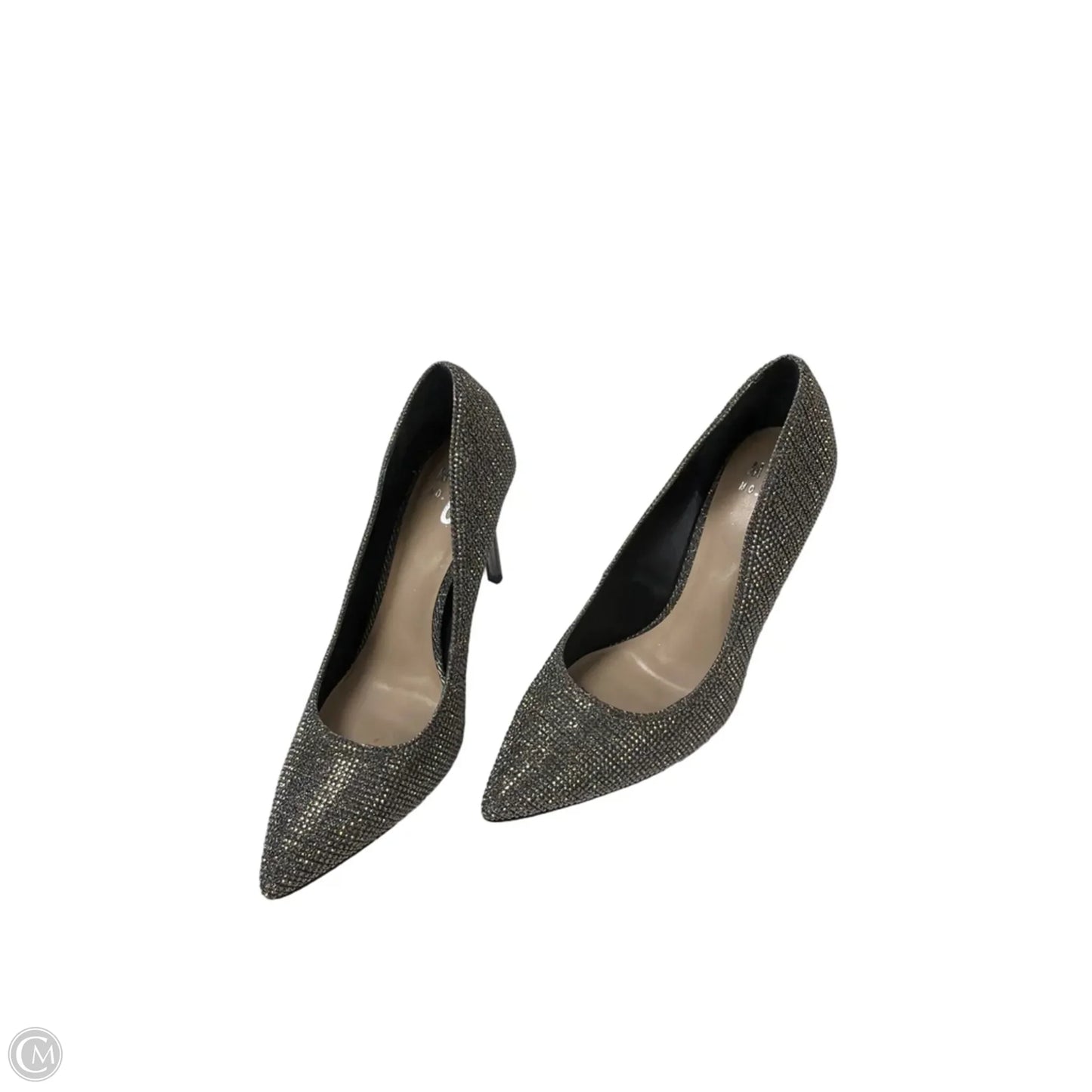 Shoes Heels Stiletto By Mix No 6 In Silver, Size: 8.5