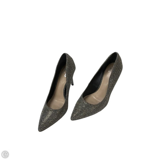 Shoes Heels Stiletto By Mix No 6 In Silver, Size: 8.5