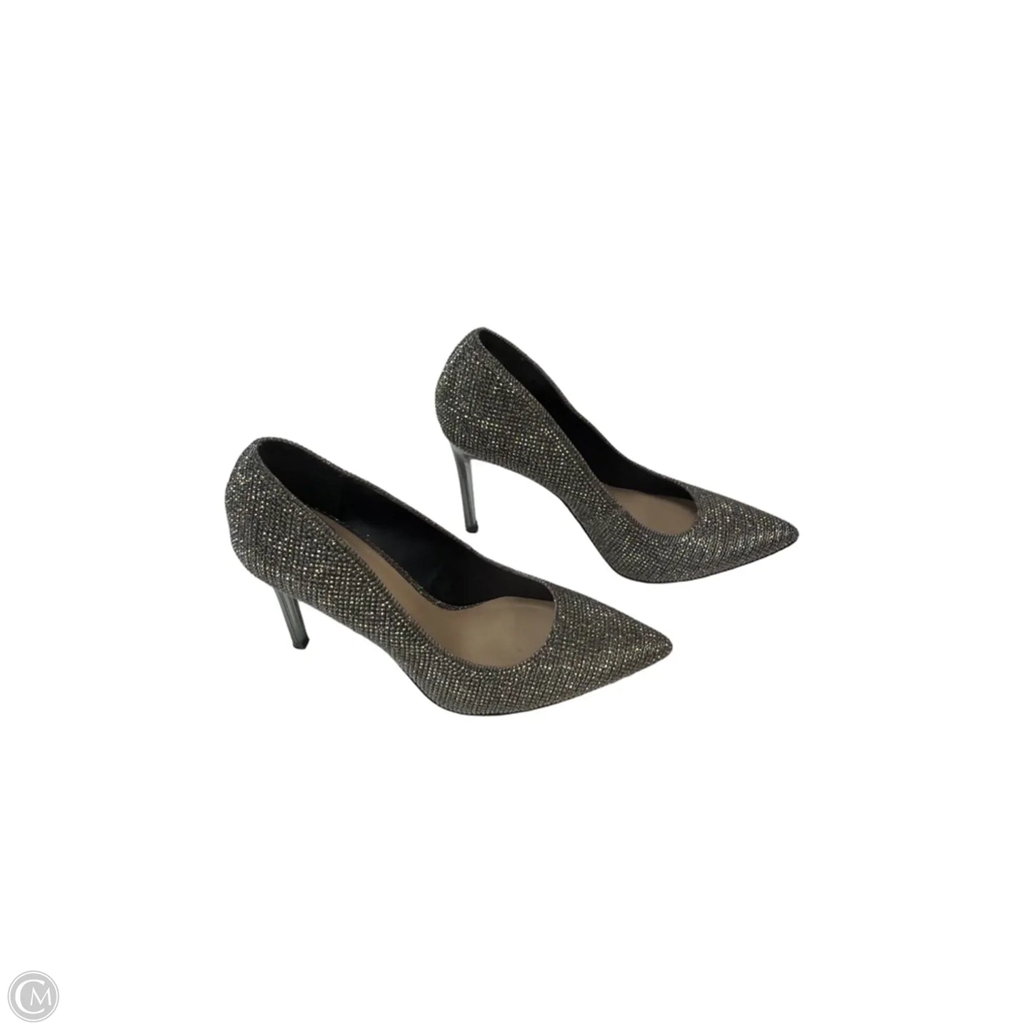 Shoes Heels Stiletto By Mix No 6 In Silver, Size: 8.5