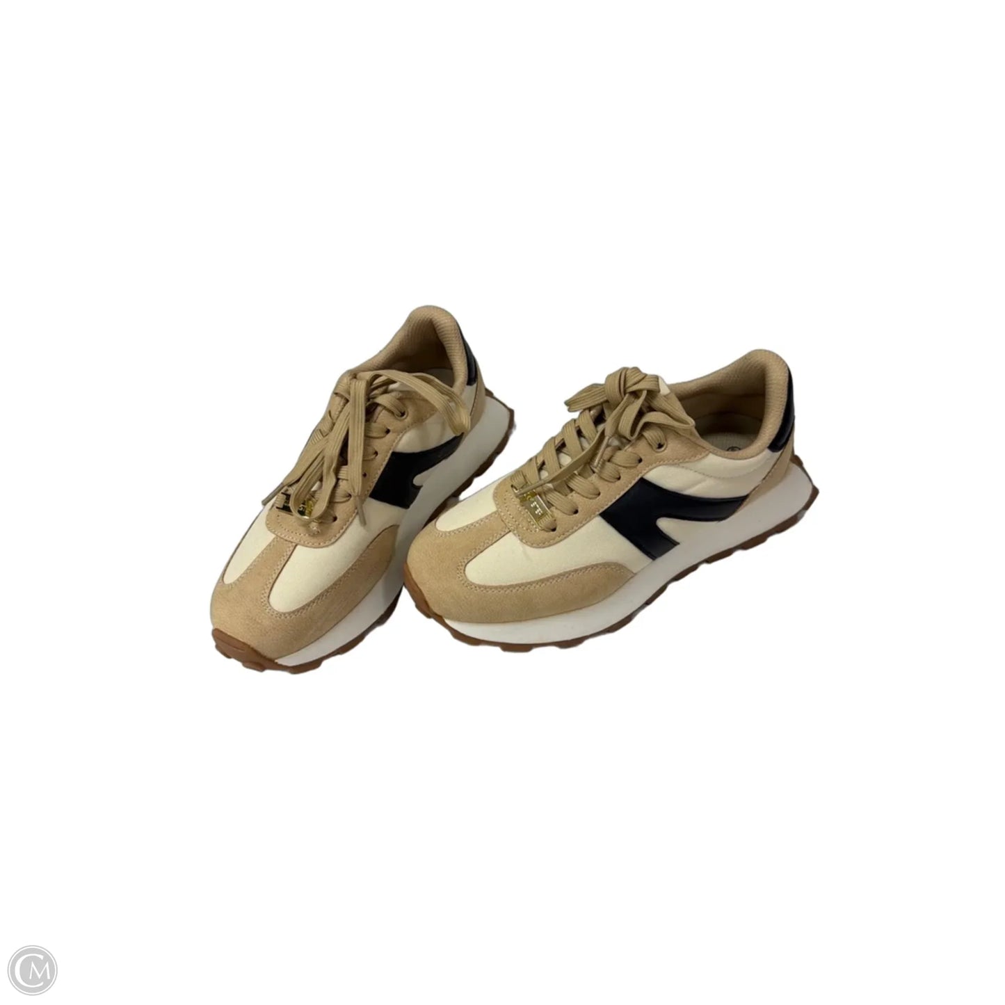 Shoes Sneakers By Clothes Mentor In Black & Tan, Size: 8.5