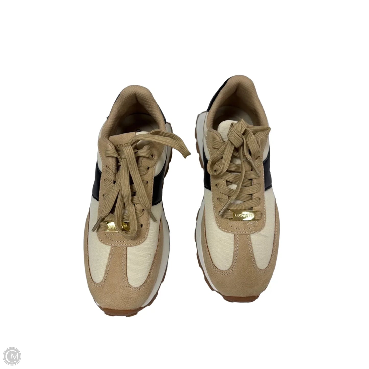 Shoes Sneakers By Clothes Mentor In Black & Tan, Size: 8.5