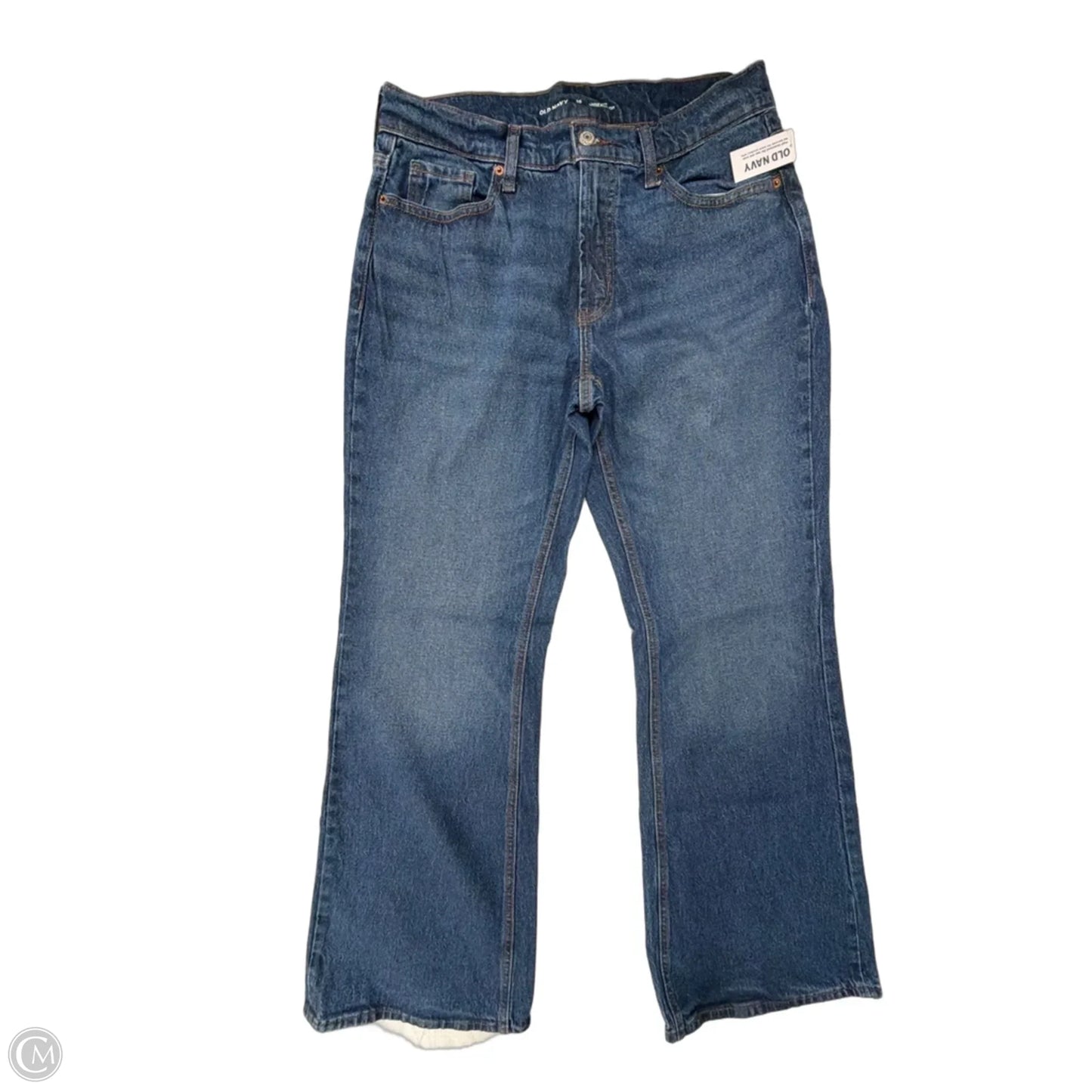 Jeans Wide Leg By Old Navy In Blue Denim, Size: 10