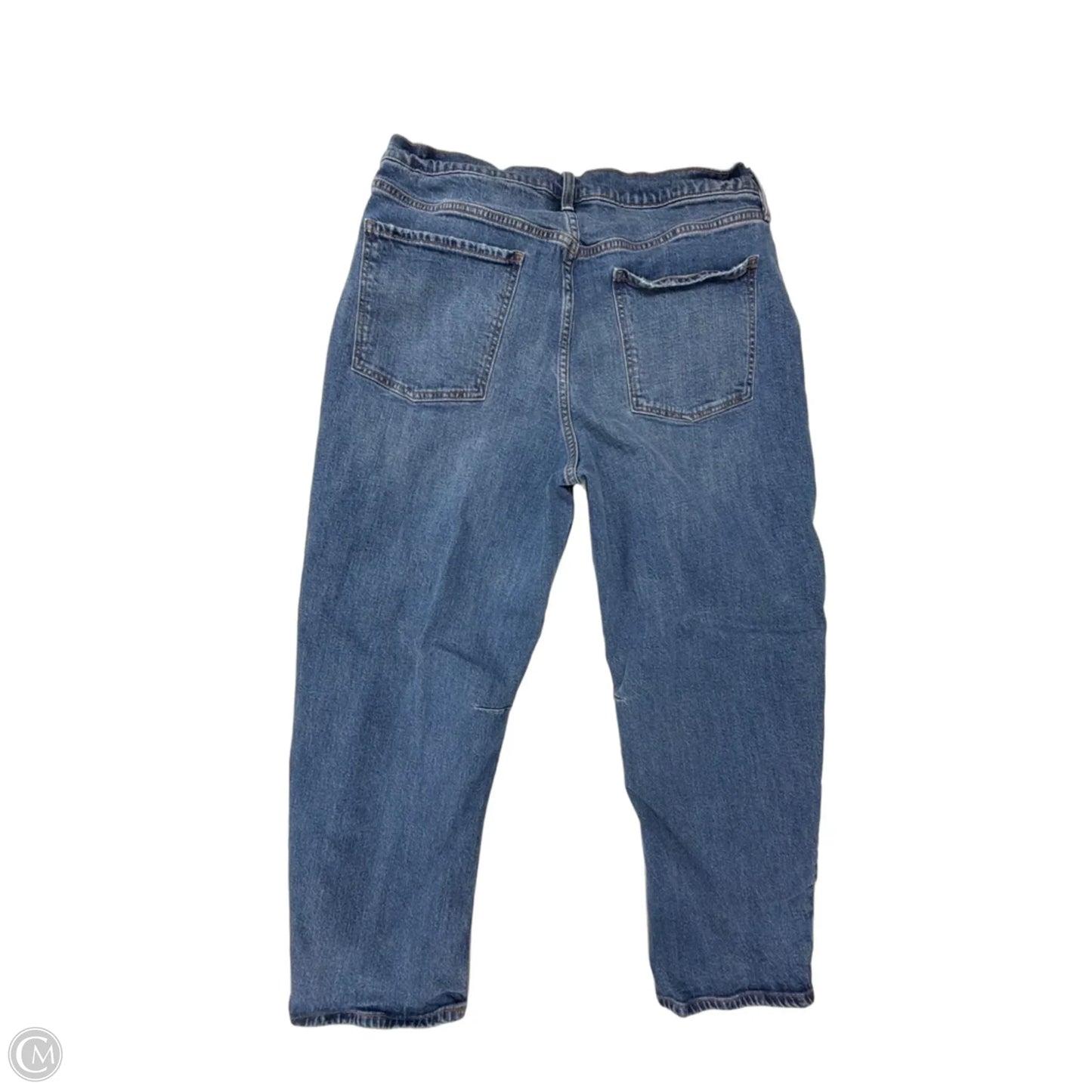 Jeans Straight By Old Navy In Blue Denim, Size: 14p