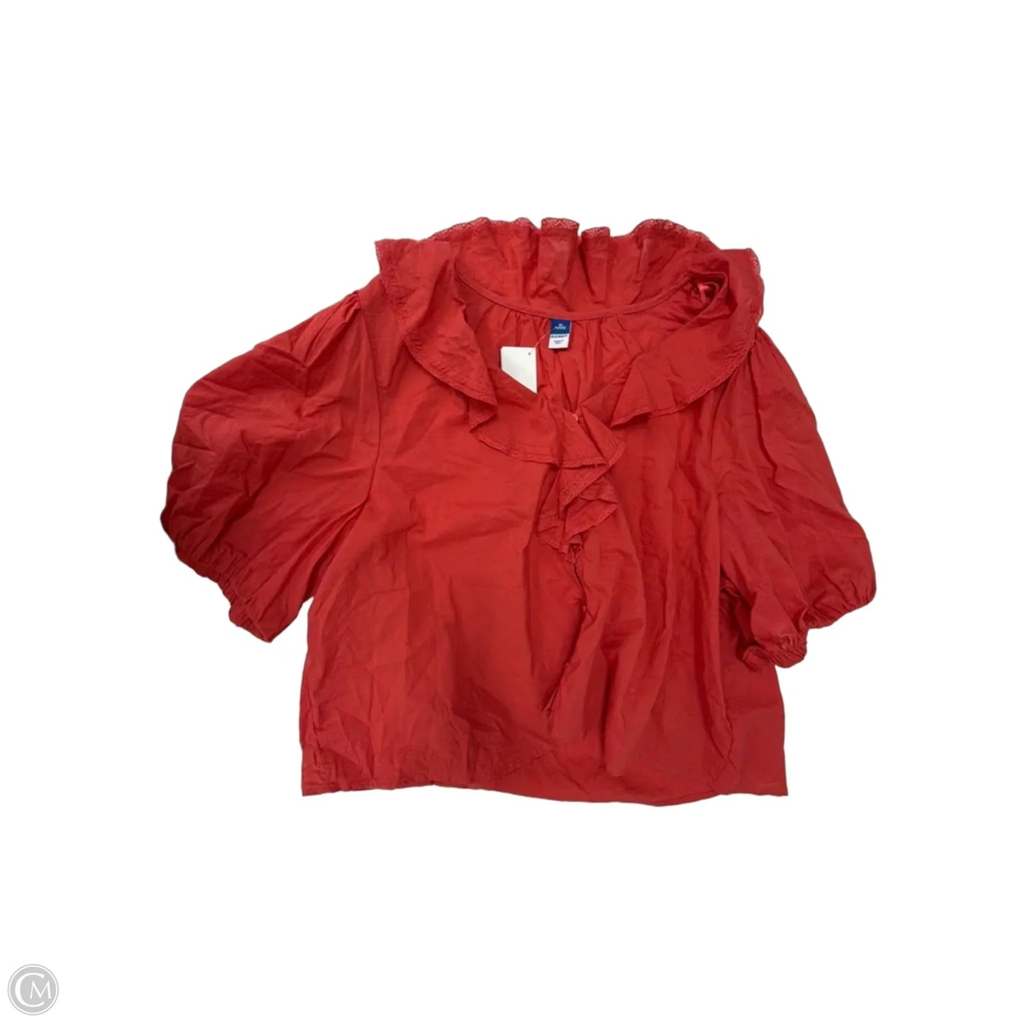 Top Short Sleeve By Old Navy In Red, Size: Xlp