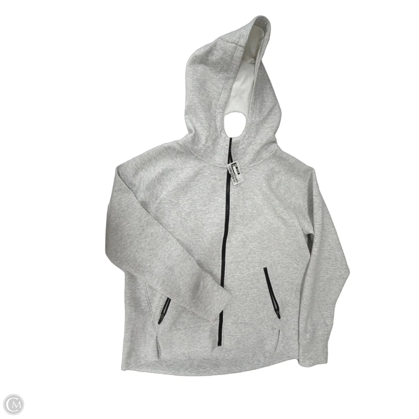 Athletic Jacket By Dsg Outerwear In Grey, Size: M