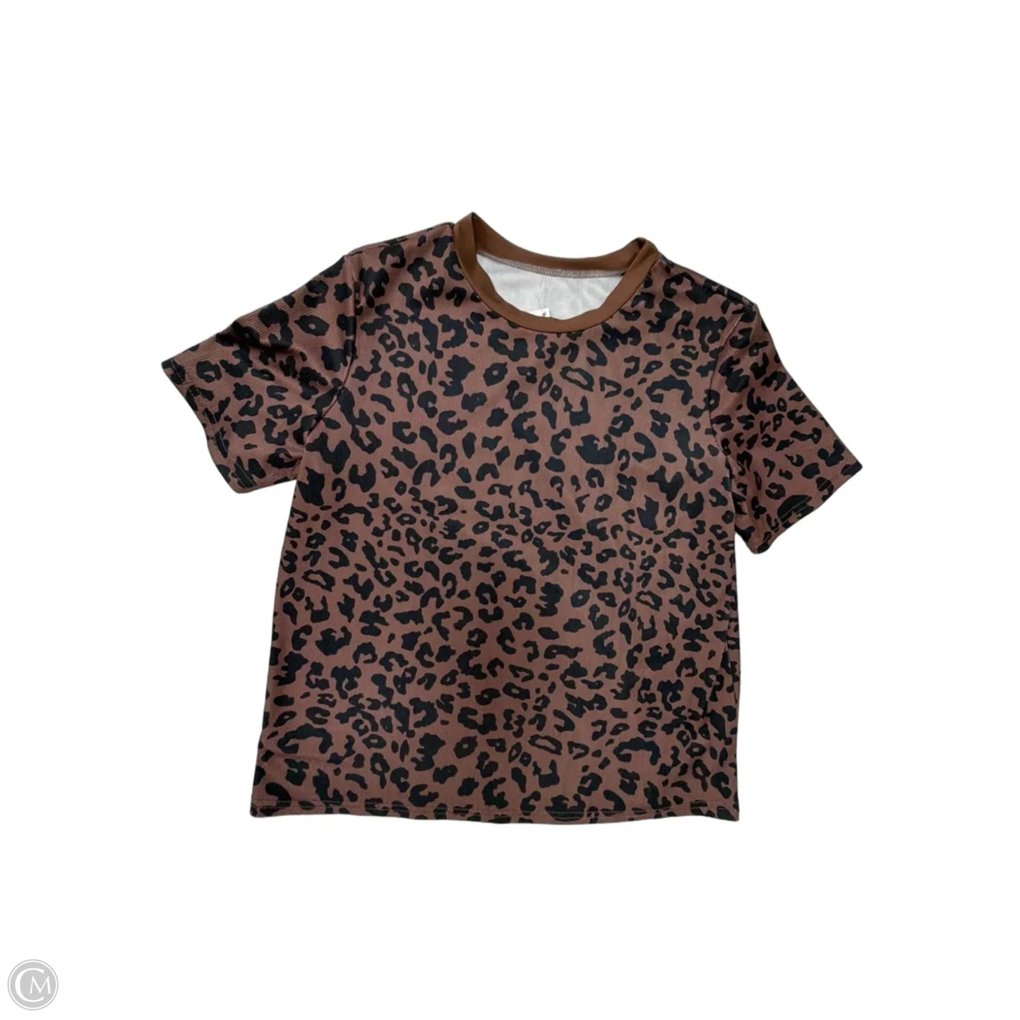 Top Short Sleeve By Clothes Mentor In Animal Print, Size: S