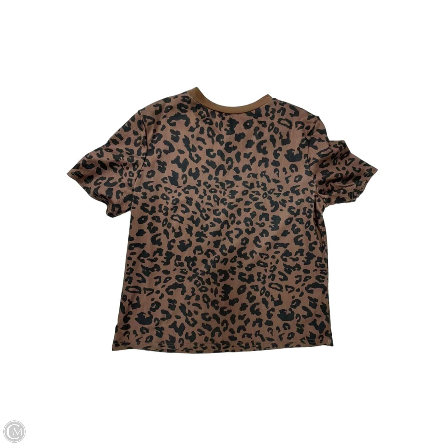 Top Short Sleeve By Clothes Mentor In Animal Print, Size: S