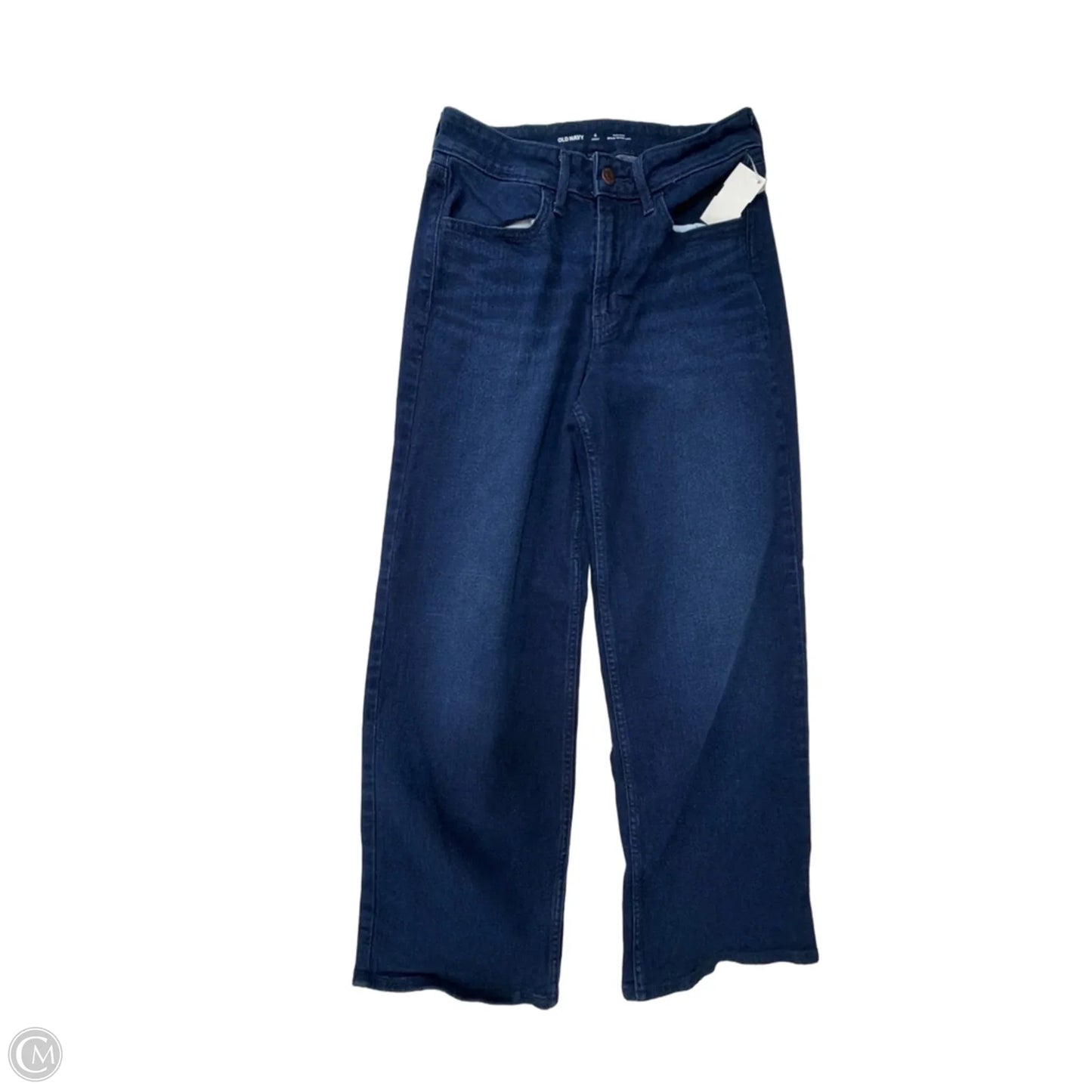 Jeans Wide Leg By Old Navy In Blue Denim, Size: 4