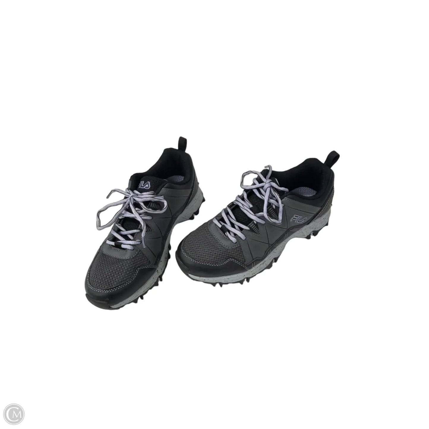 Shoes Athletic By Fila In Black & Grey, Size: 7