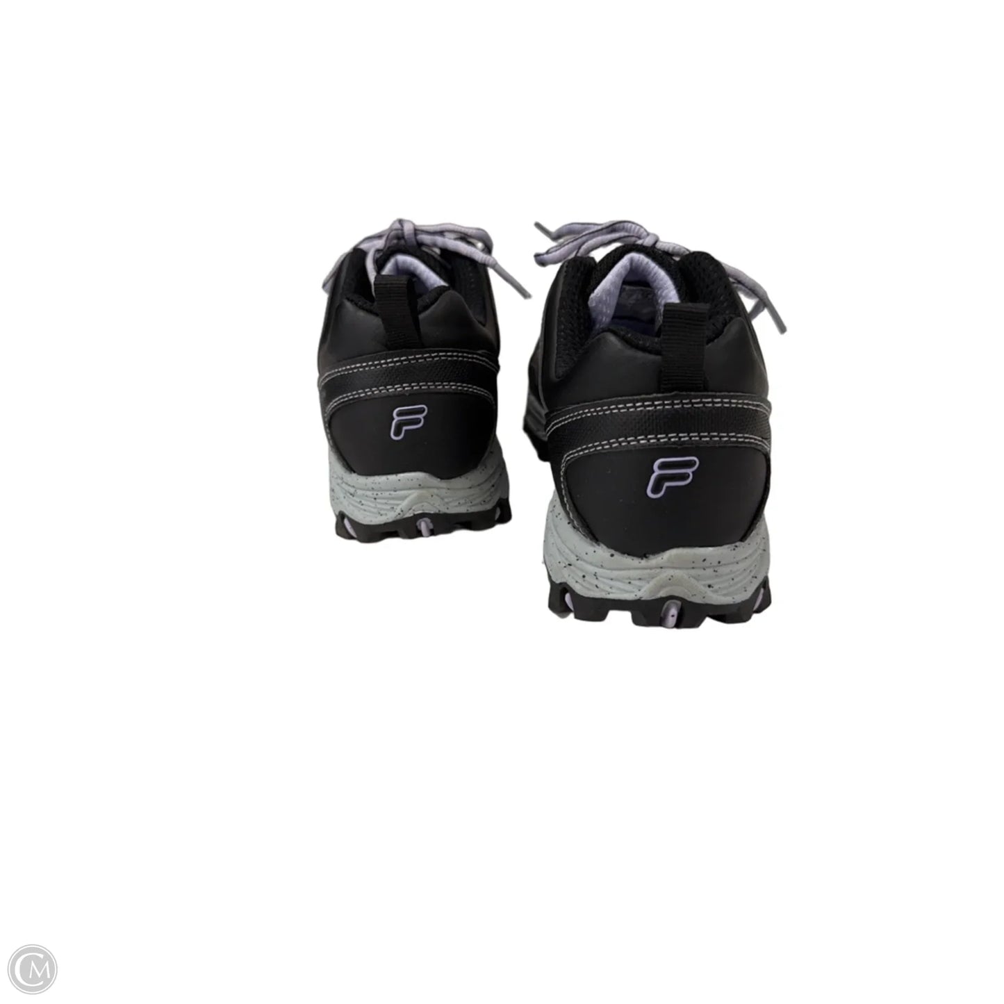 Shoes Athletic By Fila In Black & Grey, Size: 7