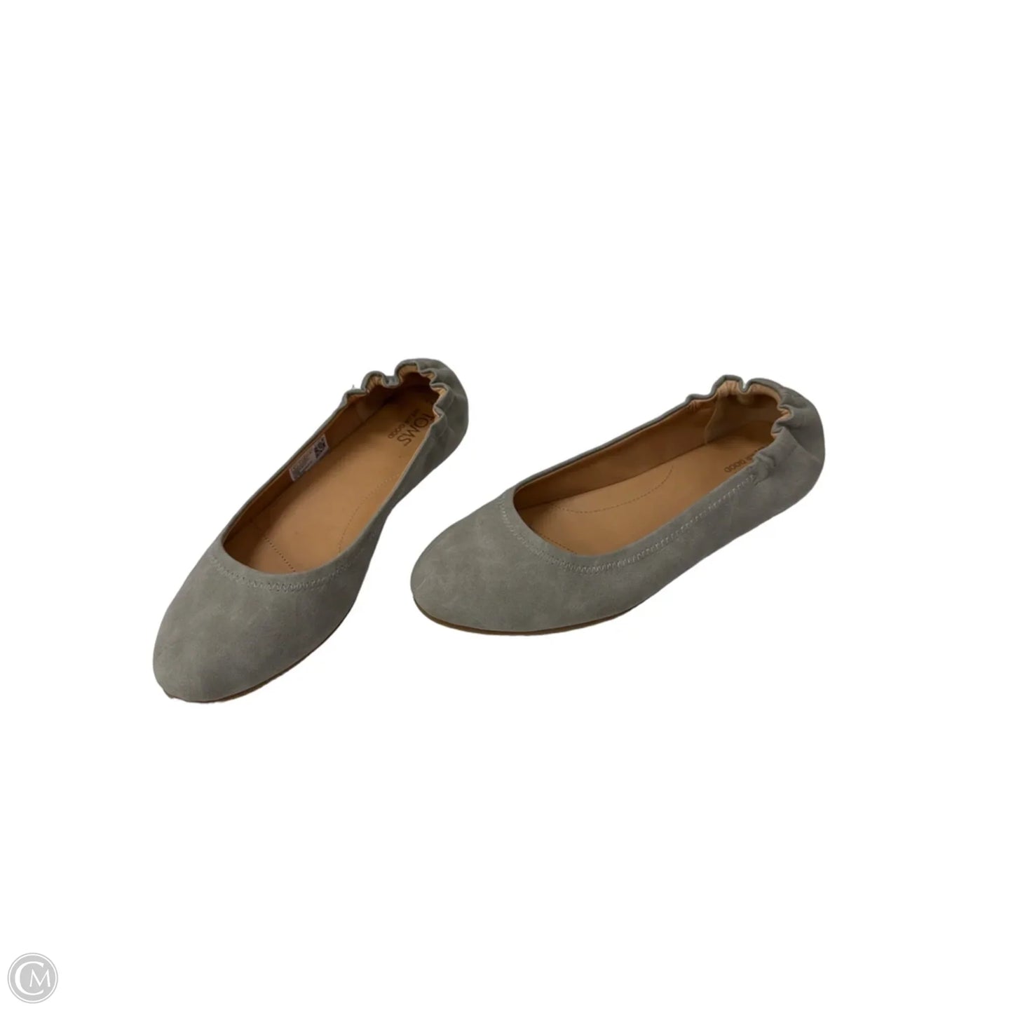Shoes Flats By Toms In Grey, Size: 8