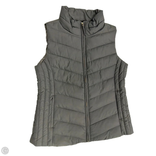 Vest Puffer & Quilted By Talbots In Navy, Size: M