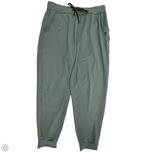 Athletic Pants By Popfit In Green, Size: 2x