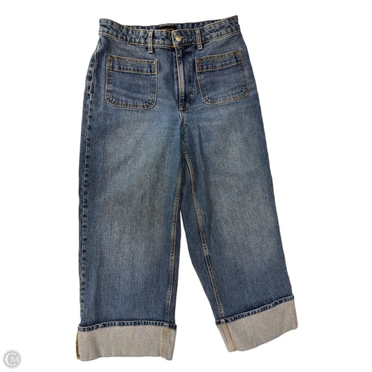 Jeans Wide Leg By Free Assembly In Blue Denim, Size: 10