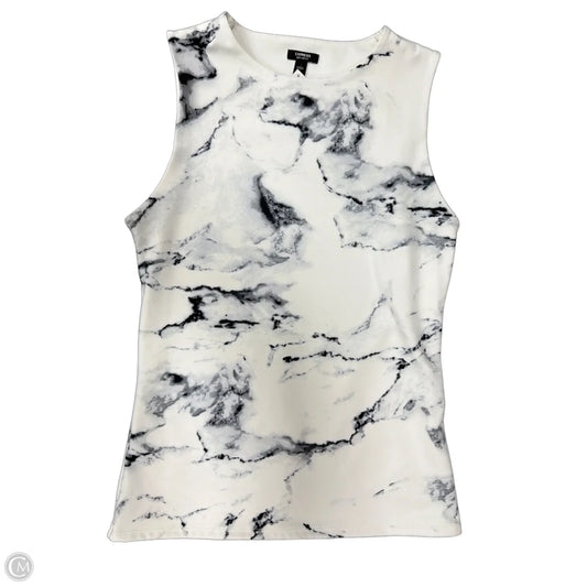 Tank Top By Express In Black & White, Size: M