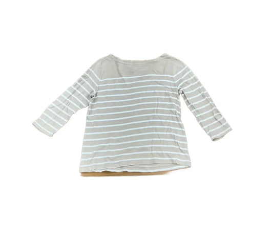 Top Long Sleeve By Croft And Barrow In Striped Pattern, Size: Sp