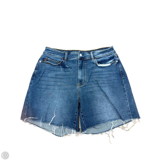 Shorts By Judy Blue In Blue Denim, Size: 18