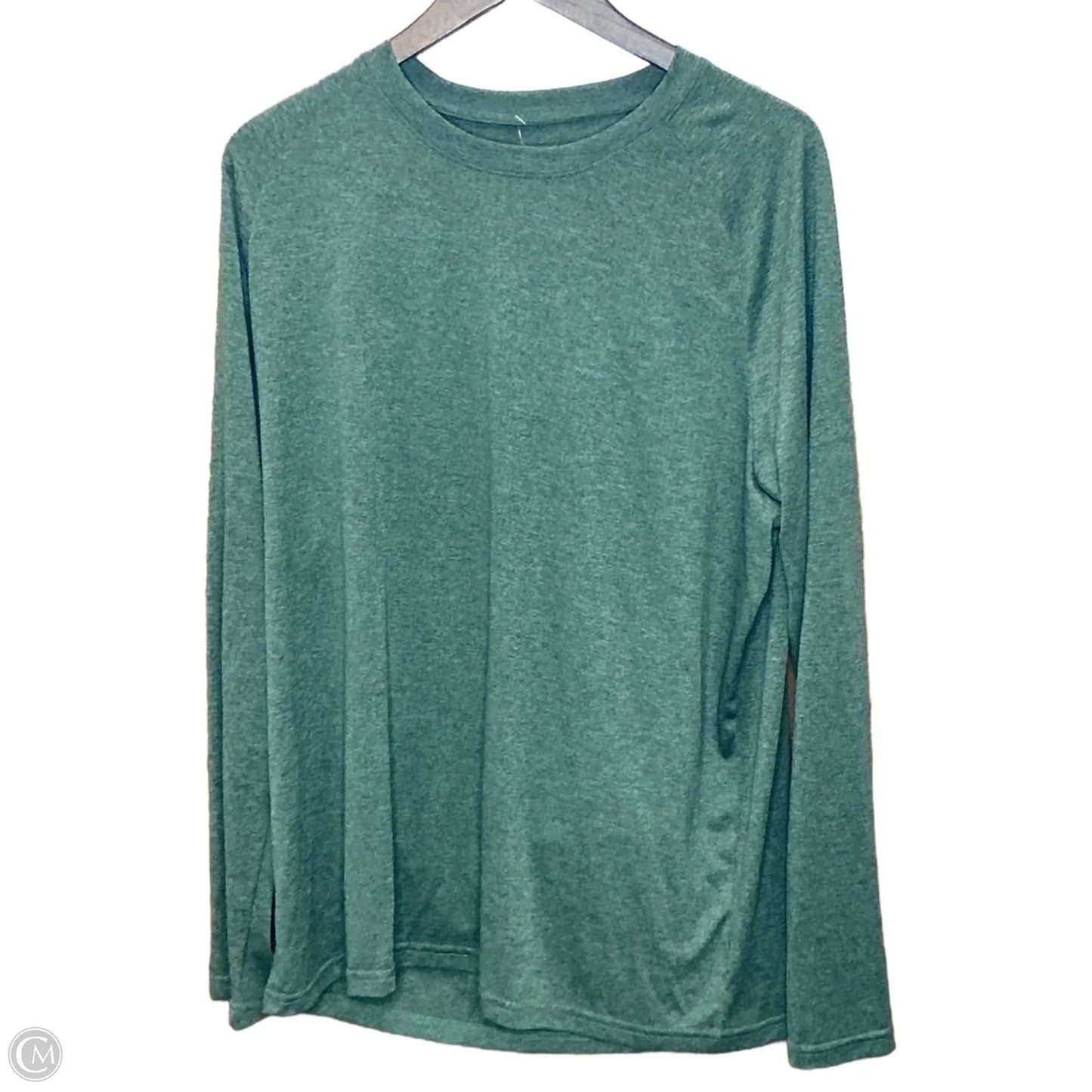 Athletic Top Long Sleeve Crewneck By Clothes Mentor In Green, Size: Xl