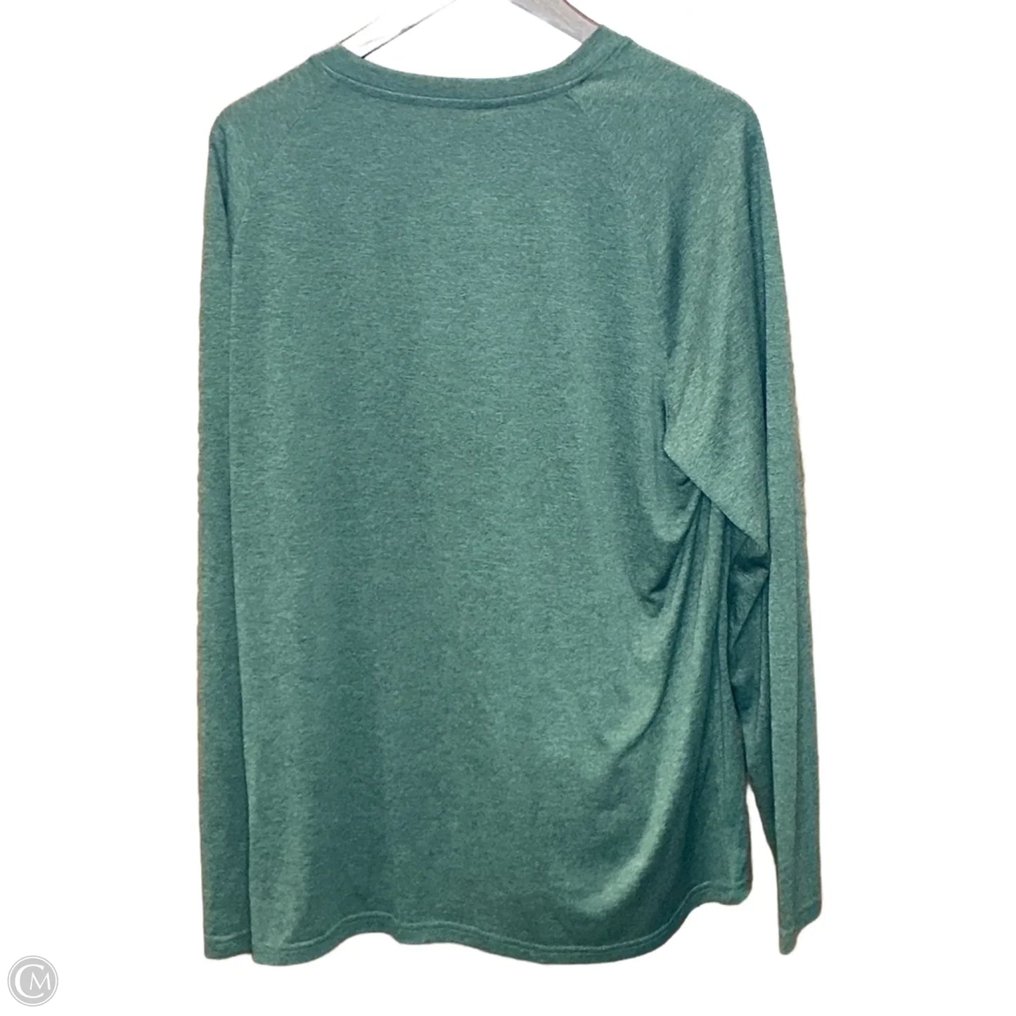Athletic Top Long Sleeve Crewneck By Clothes Mentor In Green, Size: Xl
