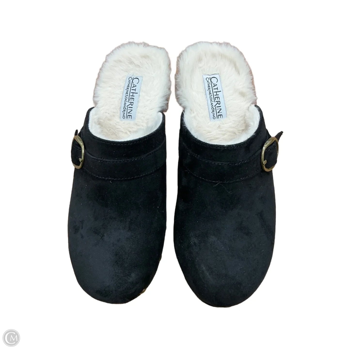 Shoes Heels Wedge By Catherines In Black, Size: 7