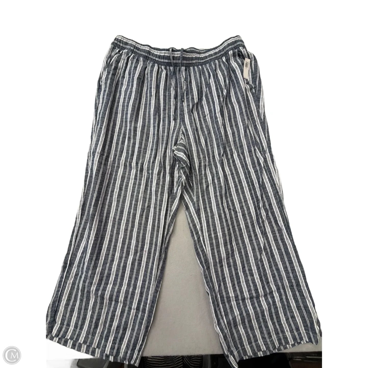 Pants Linen By Old Navy In Striped Pattern, Size: 3x