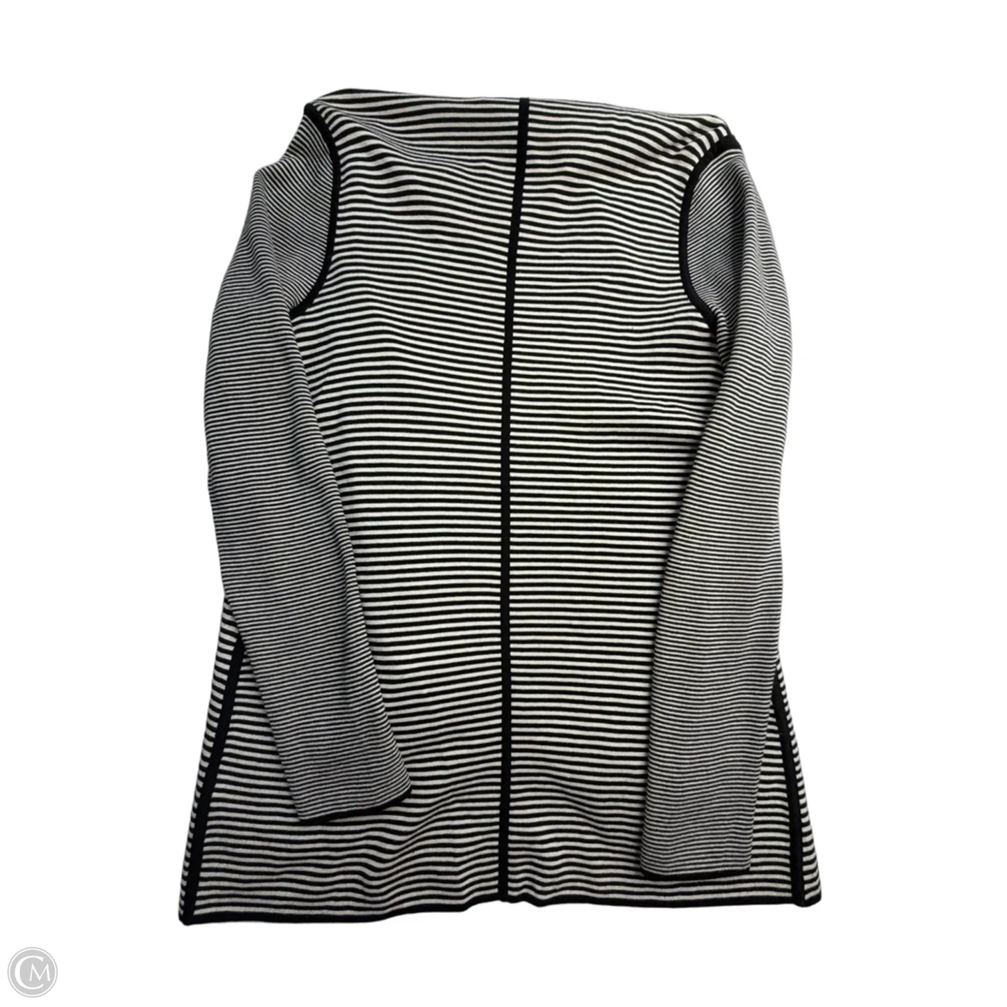 Cardigan By Talbots In Striped Pattern, Size: M