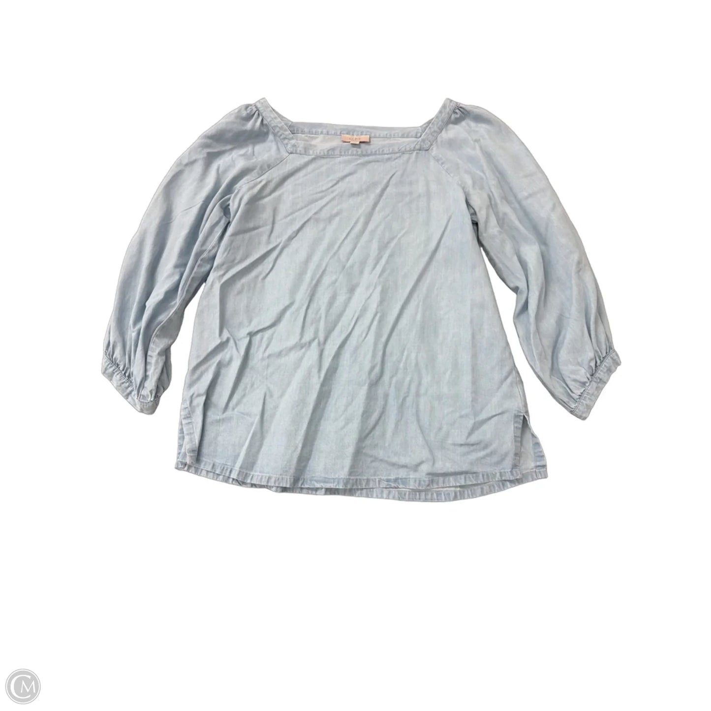 Top Long Sleeve By Loft In Blue, Size: S
