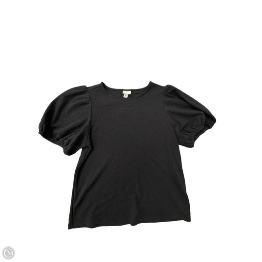 Top Short Sleeve By A New Day In Black, Size: Xs
