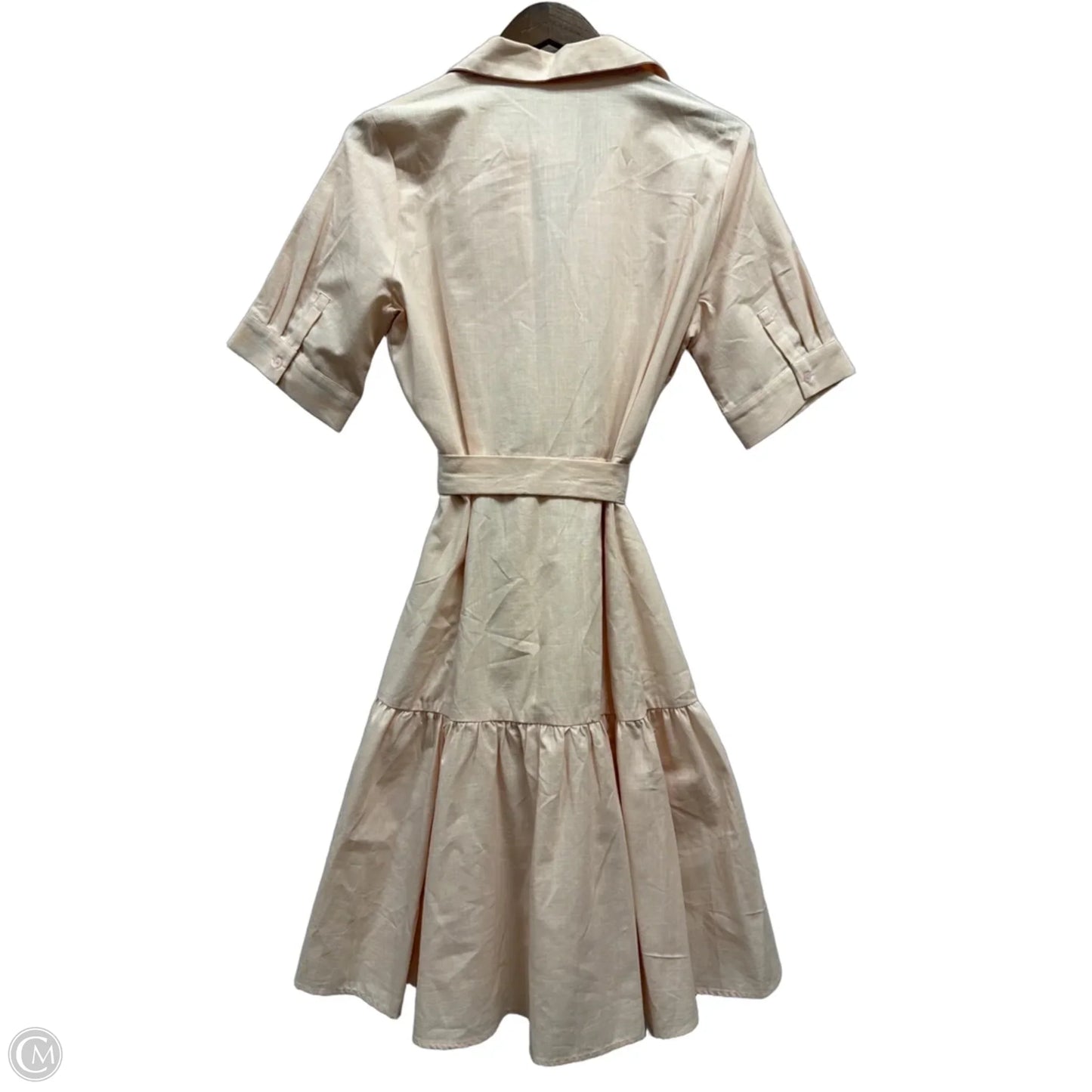 Dress Casual Midi By Calvin Klein In Pink, Size: M