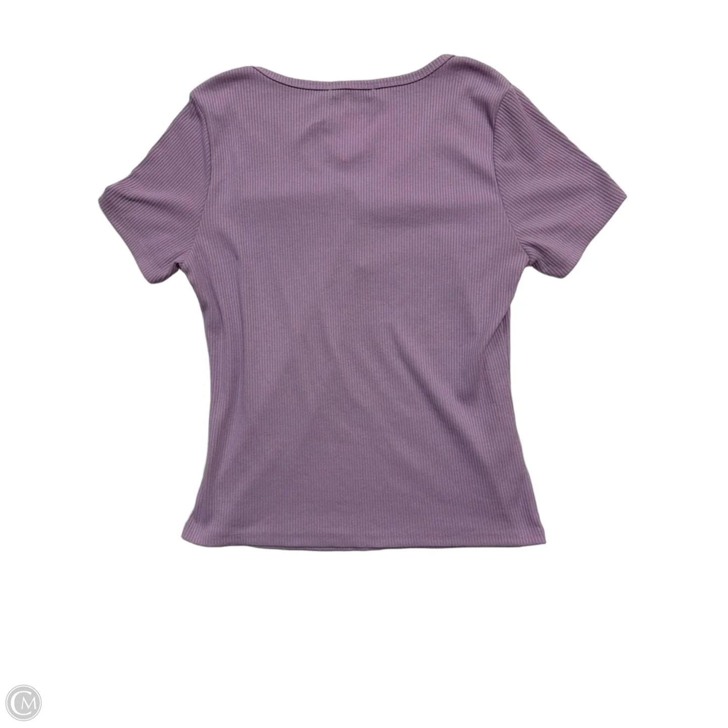 Top Short Sleeve By Merokeety In Purple, Size: L