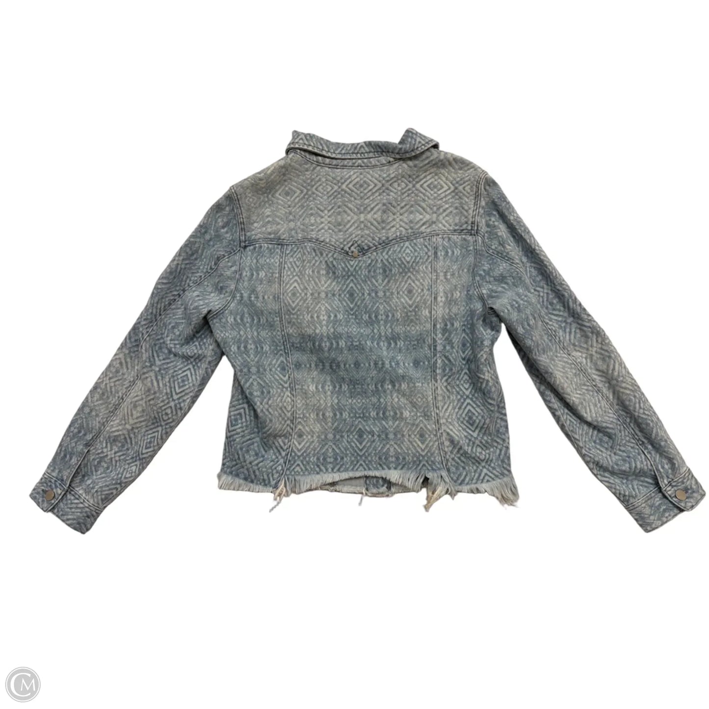 Jacket Denim By Liverpool In Blue Denim, Size: L