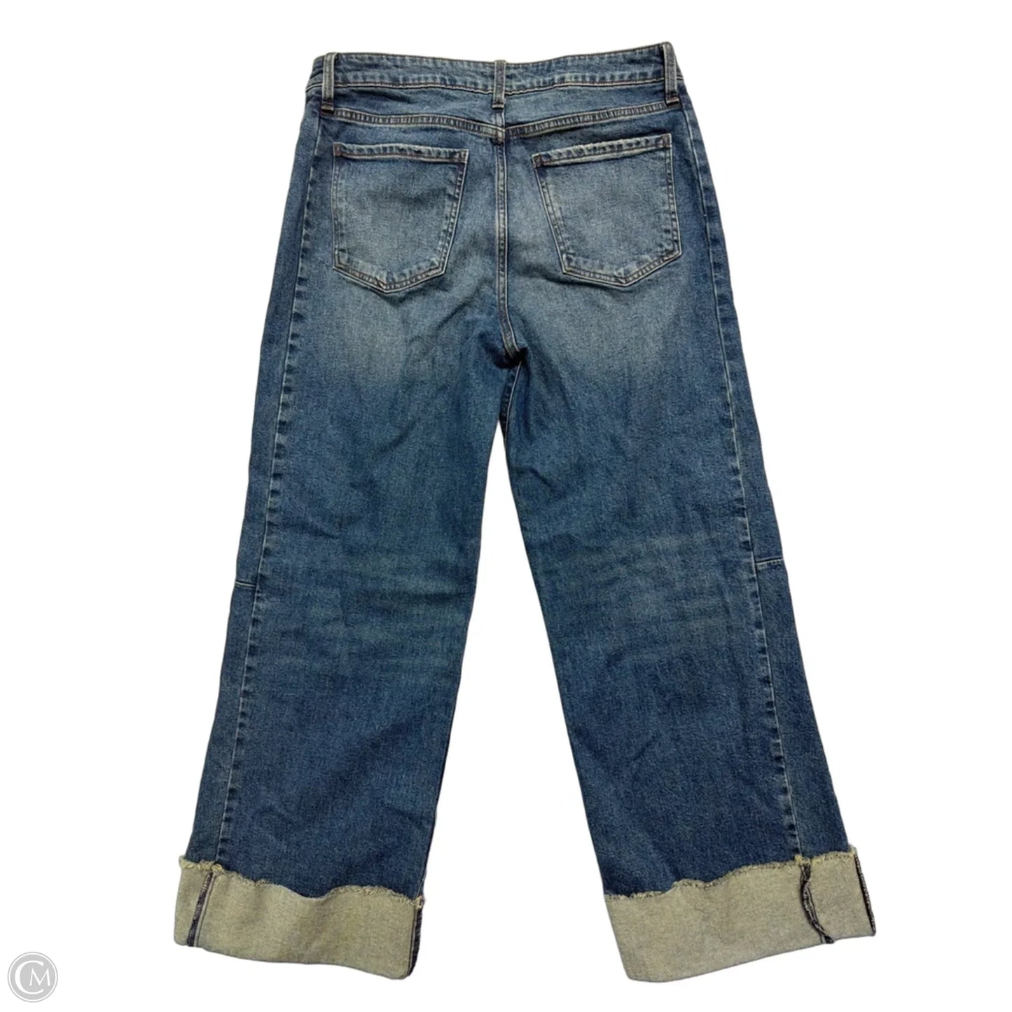 Jeans Straight By Kut In Blue Denim, Size: 8