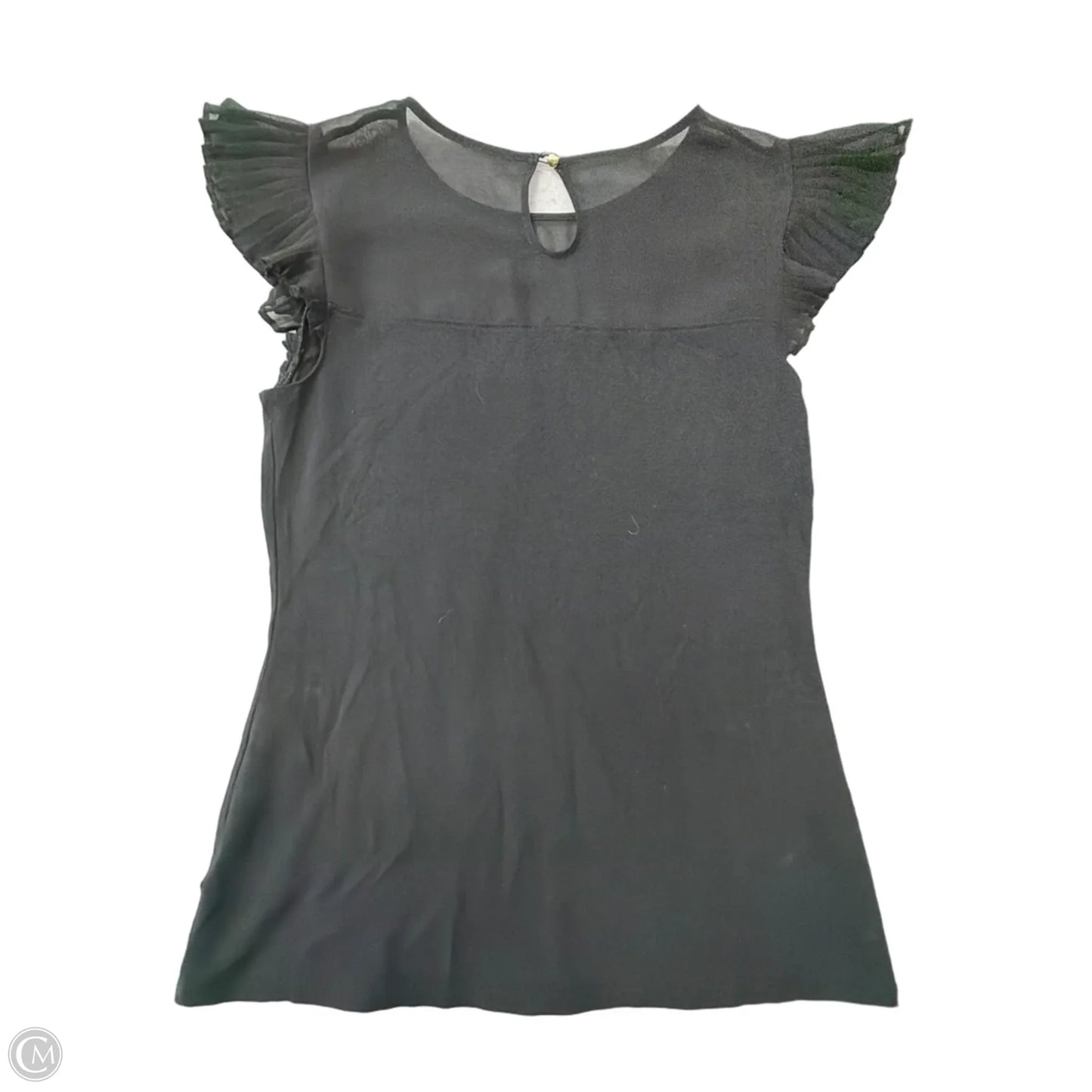 Top Short Sleeve By Express In Black, Size: M