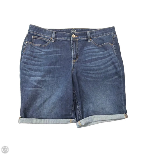 Shorts By Ana In Blue Denim, Size: 16