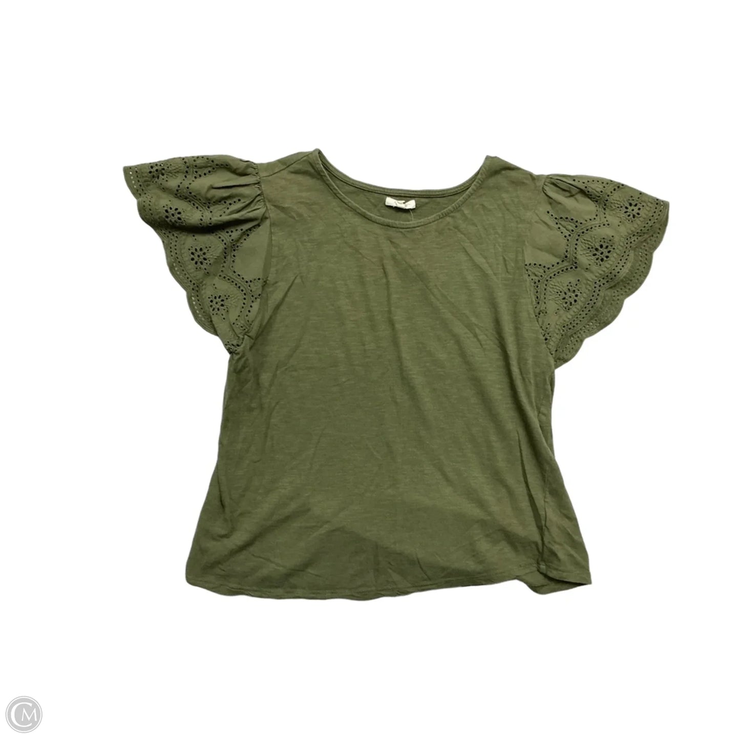 Top Short Sleeve By Maurices In Green, Size: M