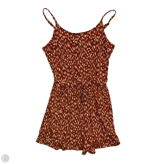 Romper By Kaileigh In Orange, Size: L