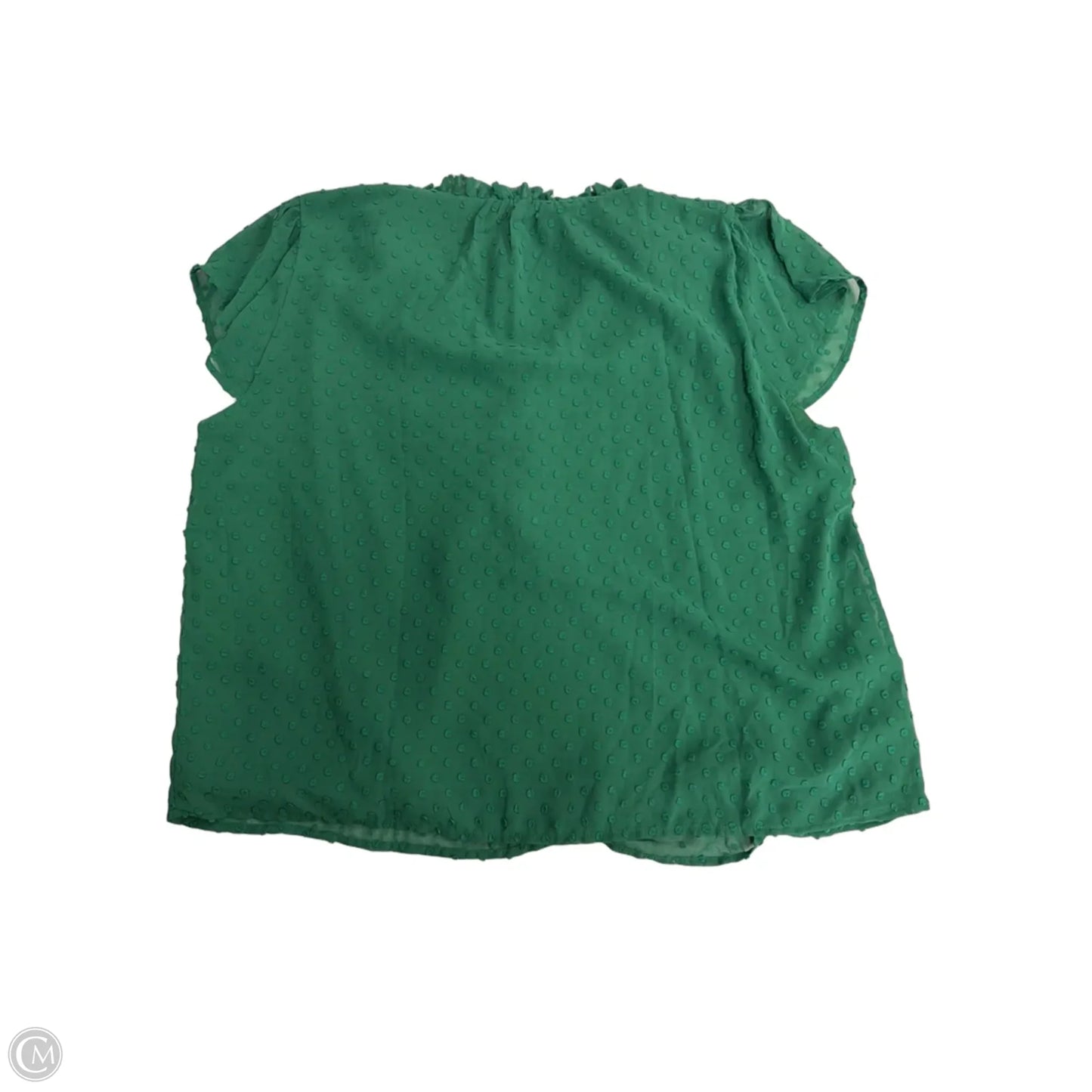 Top Short Sleeve By J. Crew In Green, Size: Xl