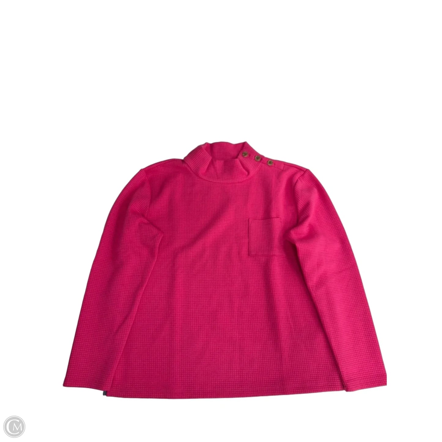 Top Long Sleeve By Talbots In Pink, Size: M