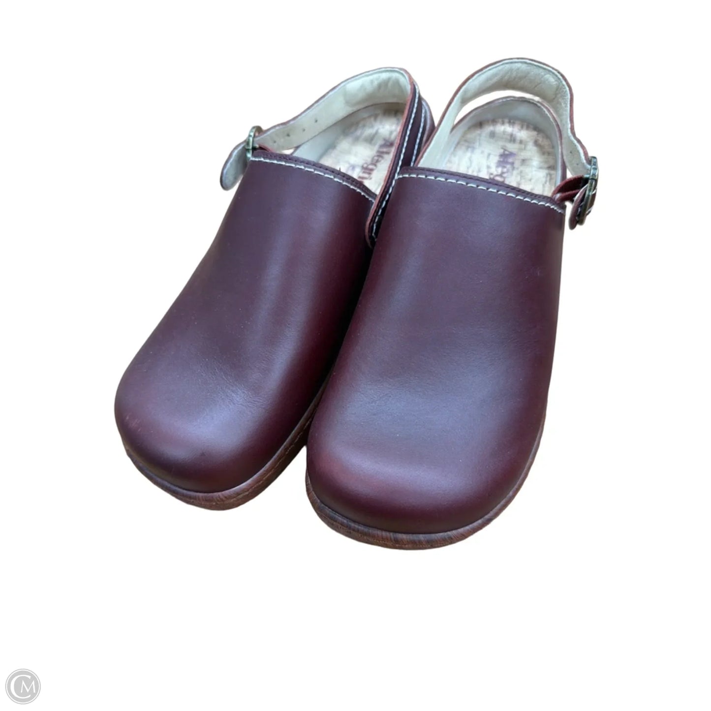 Shoes Heels Platform By Alegria In Maroon, Size: 8