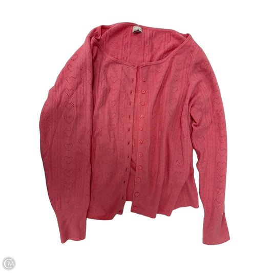 Cardigan By A New Day In Pink, Size: 1x